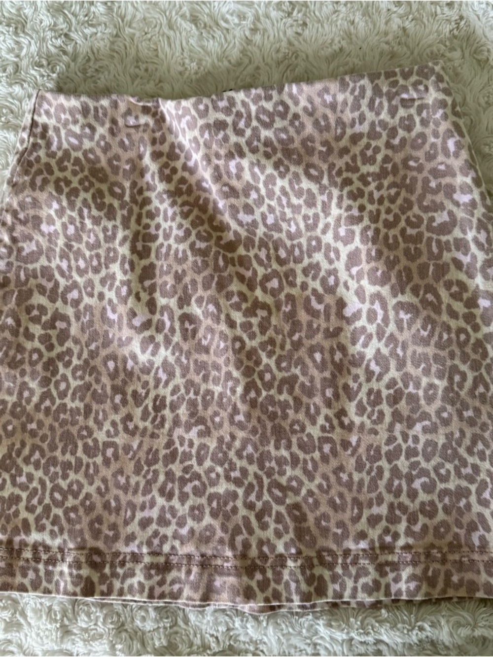 🎆 5 for 30$ 🎆 wild fable Leopard Print Mini Skirt in Beige and Cream